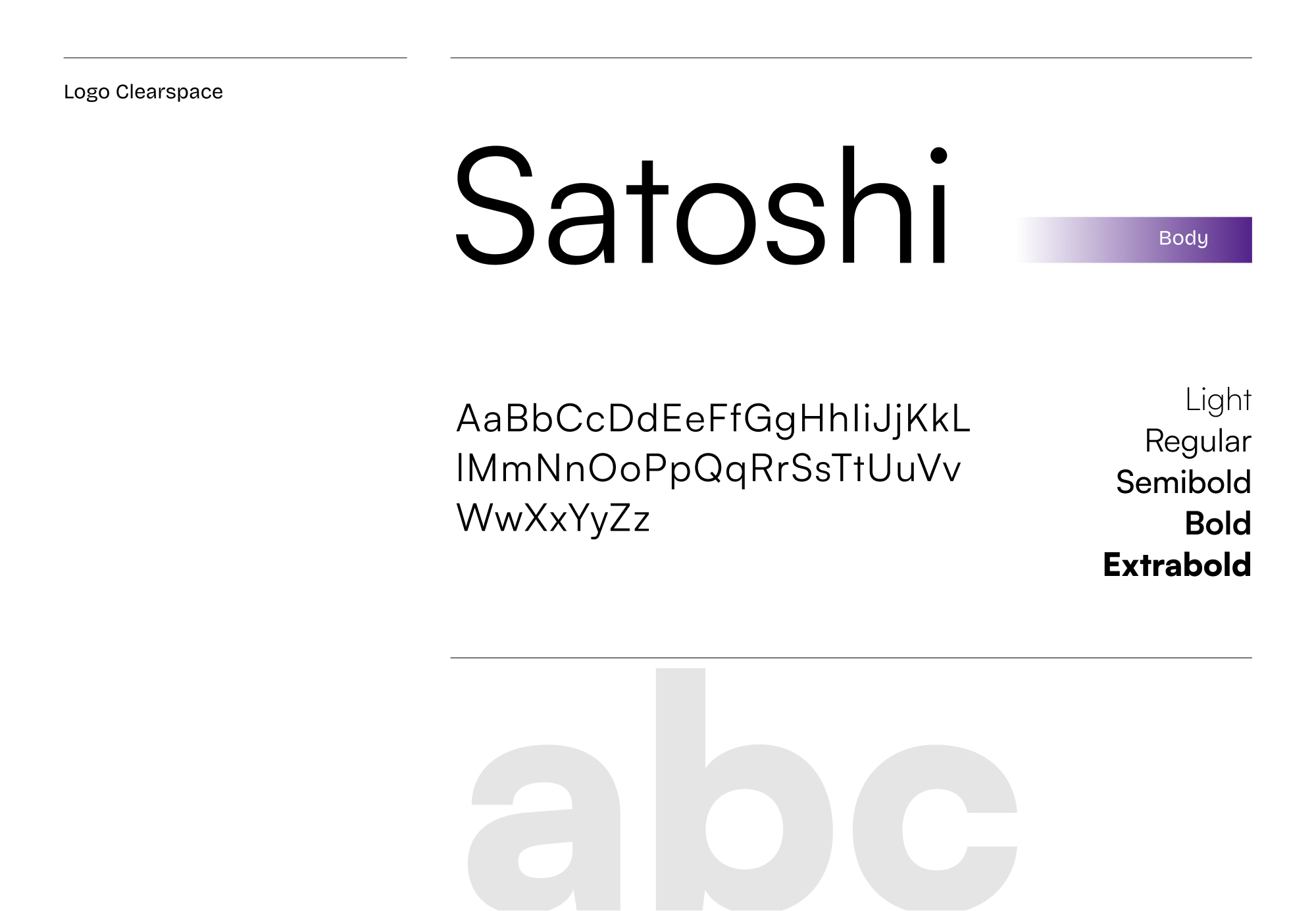Olli typography system. Satoshi + IBM Plex Sans